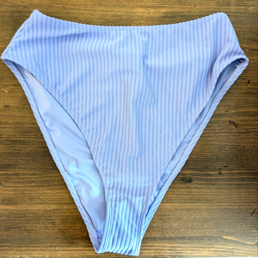 NWT Forever 21 High Waisted Bikini Bottoms In Lilac